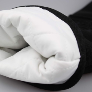 Extra Long Heavy Duty Silicone Oven Mitts with Cotton Lining for BBQ