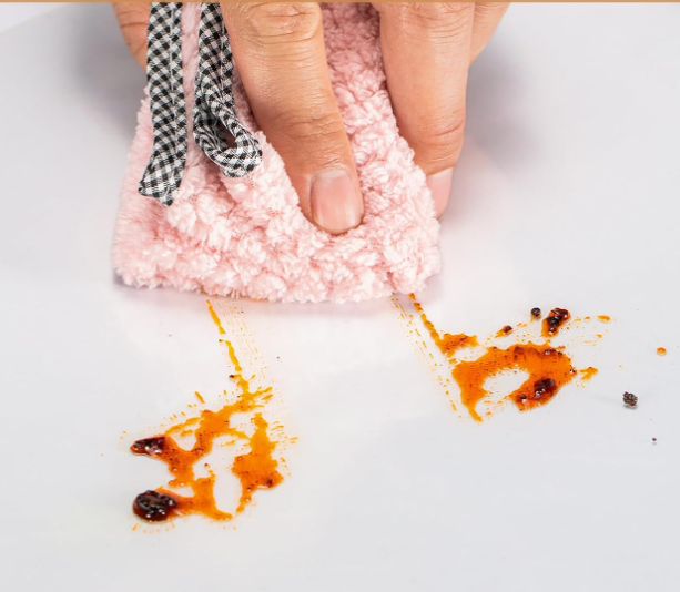 Clear Non Slip Silicone Countertop Protector for Kitchen and Table Use - Image 2