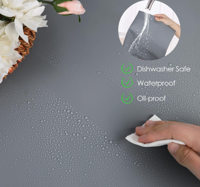 Large Silicone Work Mat with Heat Resistant Surface for Kitchen and Crafting - Image 2