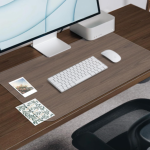 Frosted Protective Desk Mat with Water and Heat Resistant Surface