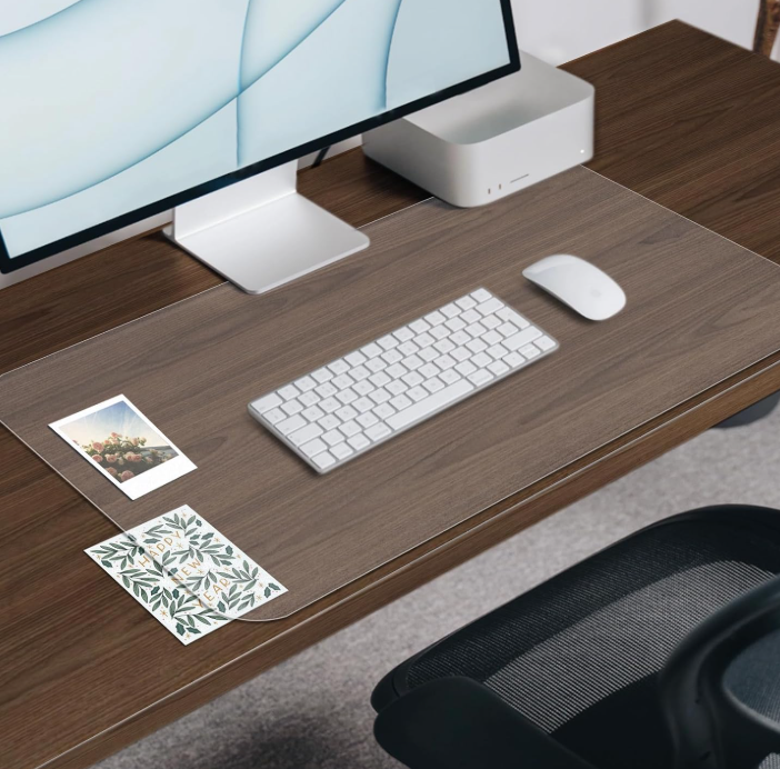 Frosted Protective Desk Mat with Water and Heat Resistant Surface