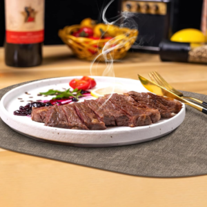 Washable Faux Leather Placemats with Waterproof Heat Resistant Surface