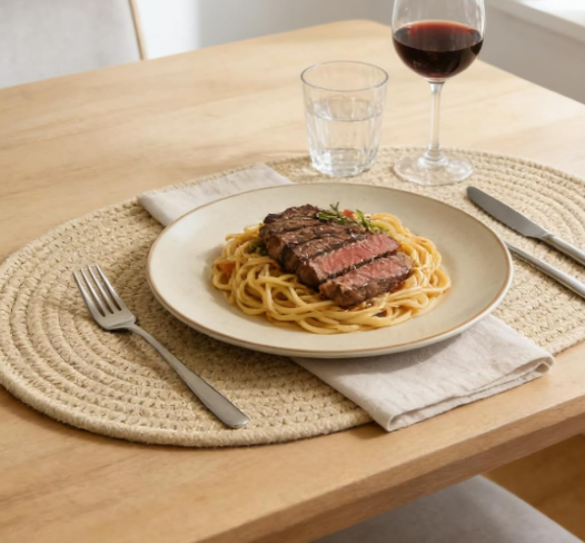 Oval Woven Cotton Rope Placemats for Dining Tables and Hot Dishes - Image 2